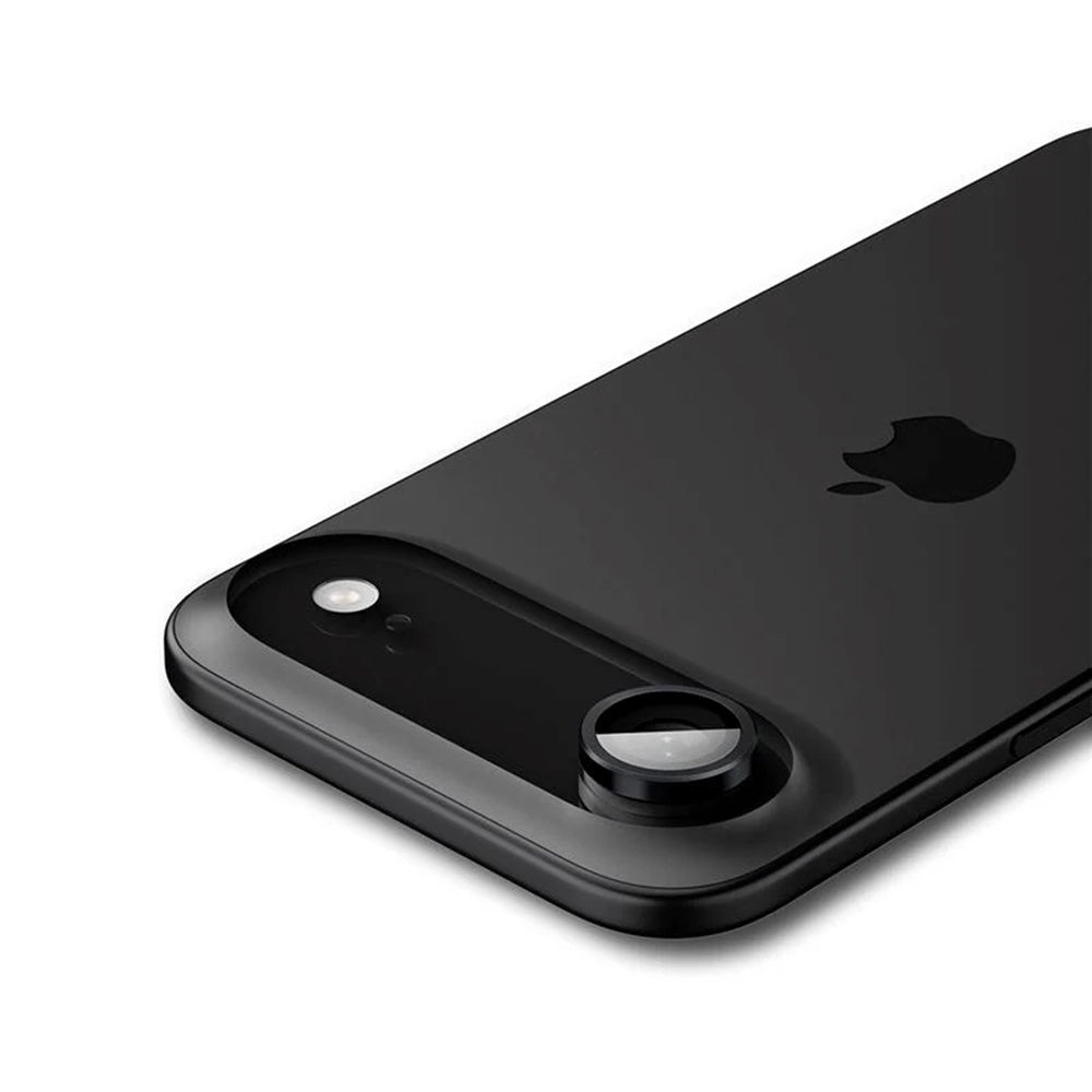 Защитно фолио за задна камера Spigen GlastR EZ FIT Optik Pro за Apple iPhone 17 Air, закалено стъкло, комплект от 2 броя, черно.