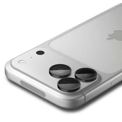 Защитно фолио за задна камера Spigen GlastR EZ FIT Optik Pro за Apple iPhone 18 Pro / 18 Pro Max, закалено стъкло, комплект от 2 броя, тъмносиво AGL12043