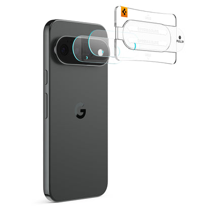 Протектор за задна камера Spigen GlastR EZ FIT Optik Pro за Google Pixel 11 Pro, закалено стъкло, комплект от 2 броя, черен AGL11484