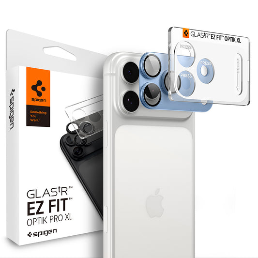 Протектор за задна камера Spigen GlastR EZ FIT Optik Pro XL за Apple iPhone 18 Pro, закалено стъкло, син AGL12037
