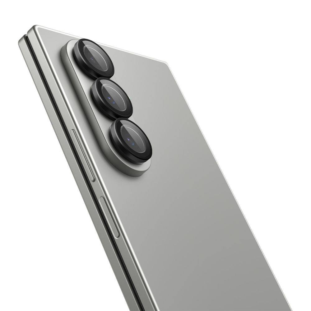 Фолио за защита на задната камера Spigen GlastR EZ FIT Optik Pro HD за Samsung Galaxy Z Fold7 F966, закалено стъкло, комплект от 2 броя, черно AGL09581