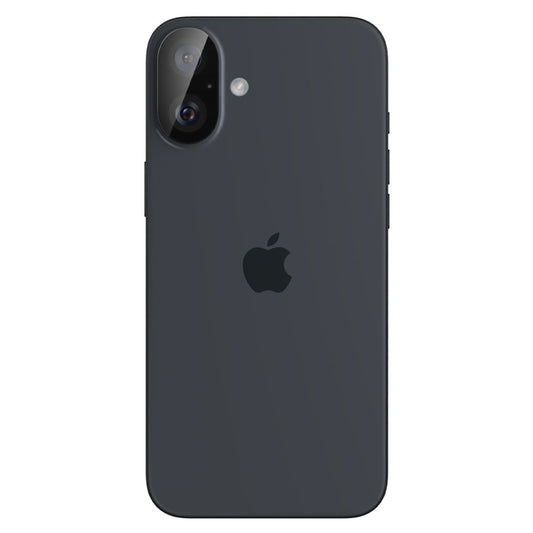 Защитно фолио за задна камера Spigen GlastR Optik за Apple iPhone 16 Plus / 16, закалено стъкло, комплект от 2 броя, черно AGL07922