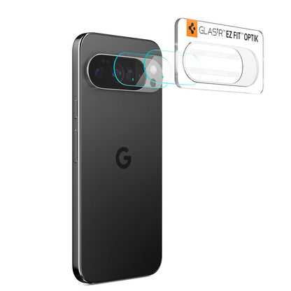 Протектор за задна камера Spigen GlastR Optik за Google Pixel 10 Pro, закалено стъкло, комплект от 2 броя, прозрачен AGL09662