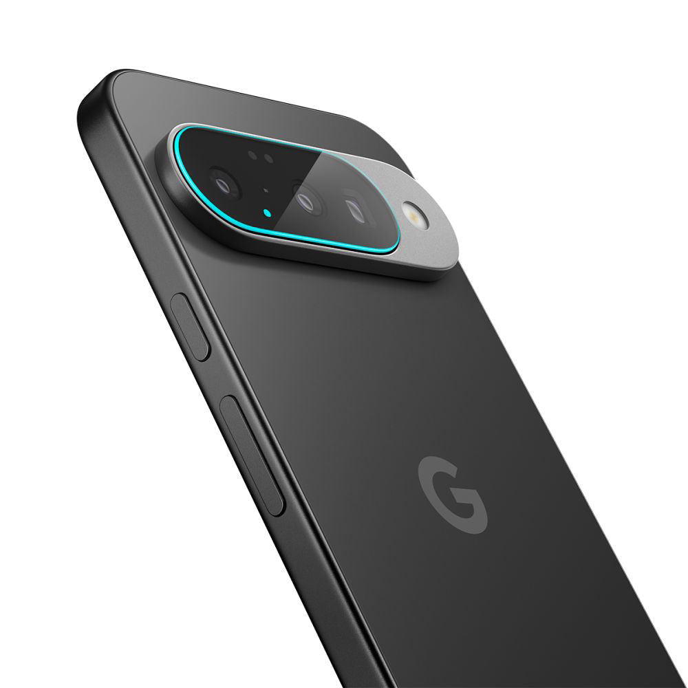 Протектор за задна камера Spigen GlastR Optik за Google Pixel 10, закалено стъкло, комплект от 2 броя, прозрачен AGL09661