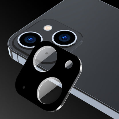 Протектор за задна камера Techsuit за Apple iPhone 15 Plus / 15, закалено стъкло, черен
