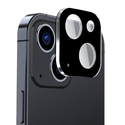 Протектор за задна камера Techsuit за Apple iPhone 15 Plus / 15, закалено стъкло, черен