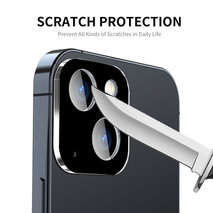 Протектор за задна камера Techsuit за Apple iPhone 15 Plus / 15, закалено стъкло, черен