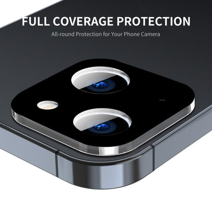 Протектор за задна камера Techsuit за Apple iPhone 15 Plus / 15, закалено стъкло, черен