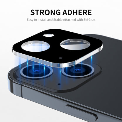 Протектор за задна камера Techsuit за Apple iPhone 15 Plus / 15, закалено стъкло, черен