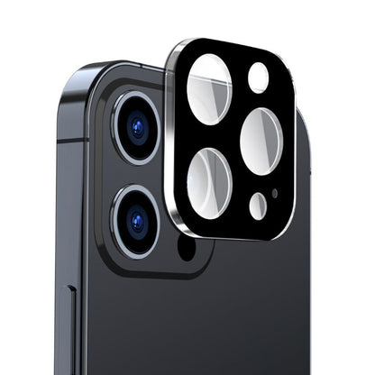 Протектор за задна камера Techsuit за Apple iPhone 15 Pro Max / 15 Pro, закалено стъкло, черен