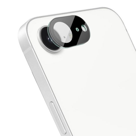Протектор за задна камера Techsuit за Apple iPhone 17e / 16e, закалено стъкло, черен