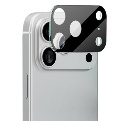 Фолио за защита на задната камера Techsuit за Apple iPhone 17 Pro, Закалено стъкло, Черно