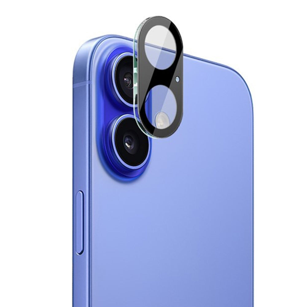 Фолио за защита на задната камера Techsuit за Apple iPhone 17, Закалено стъкло, Черно