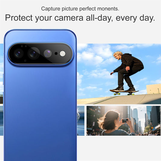 Протектор за задна камера Techsuit за Google Pixel 11 Pro XL, закалено стъкло, черен
