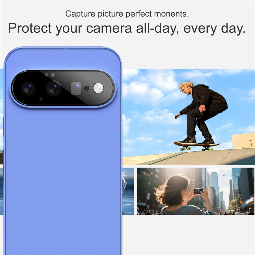 Протектор за задна камера Techsuit за Google Pixel 11, закалено стъкло, черен
