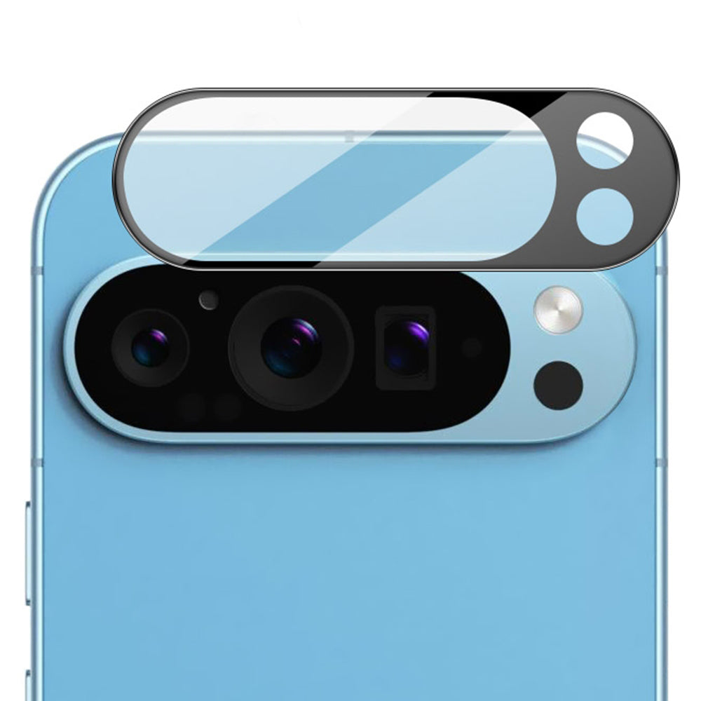 Протектор за задна камера Techsuit за Google Pixel 9 Pro XL, закалено стъкло, черен