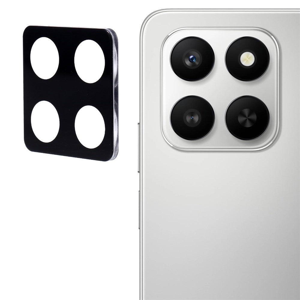 Фолио за защита на задната камера Techsuit за Honor 400 Smart 4G / X7d 4G / 400 Smart 5G, закалено стъкло, черно.