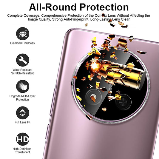 Протектор за задна камера Techsuit за Honor X9c / Magic7 Lite, закалено стъкло, черен