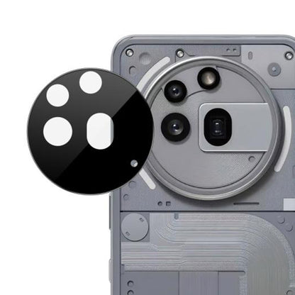 Протектор за задна камера Techsuit за Nothing Phone (3a) Pro, закалено стъкло, черен