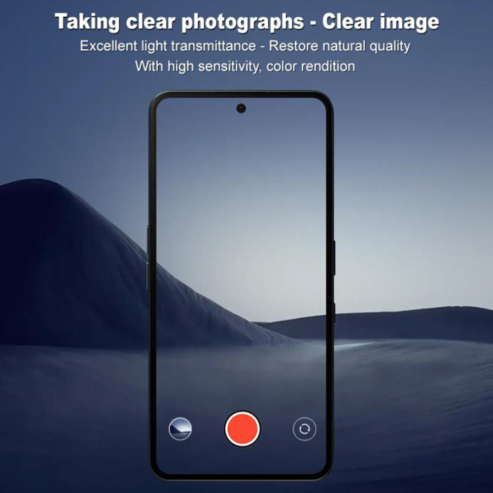 Протектор за задна камера Techsuit за Nothing Phone (3a) Pro, закалено стъкло, черен