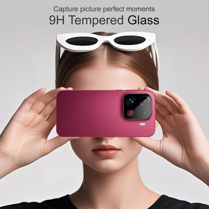 Защитно фолио за задна камера Techsuit за Oppo Find X9 Pro, закалено стъкло, черно