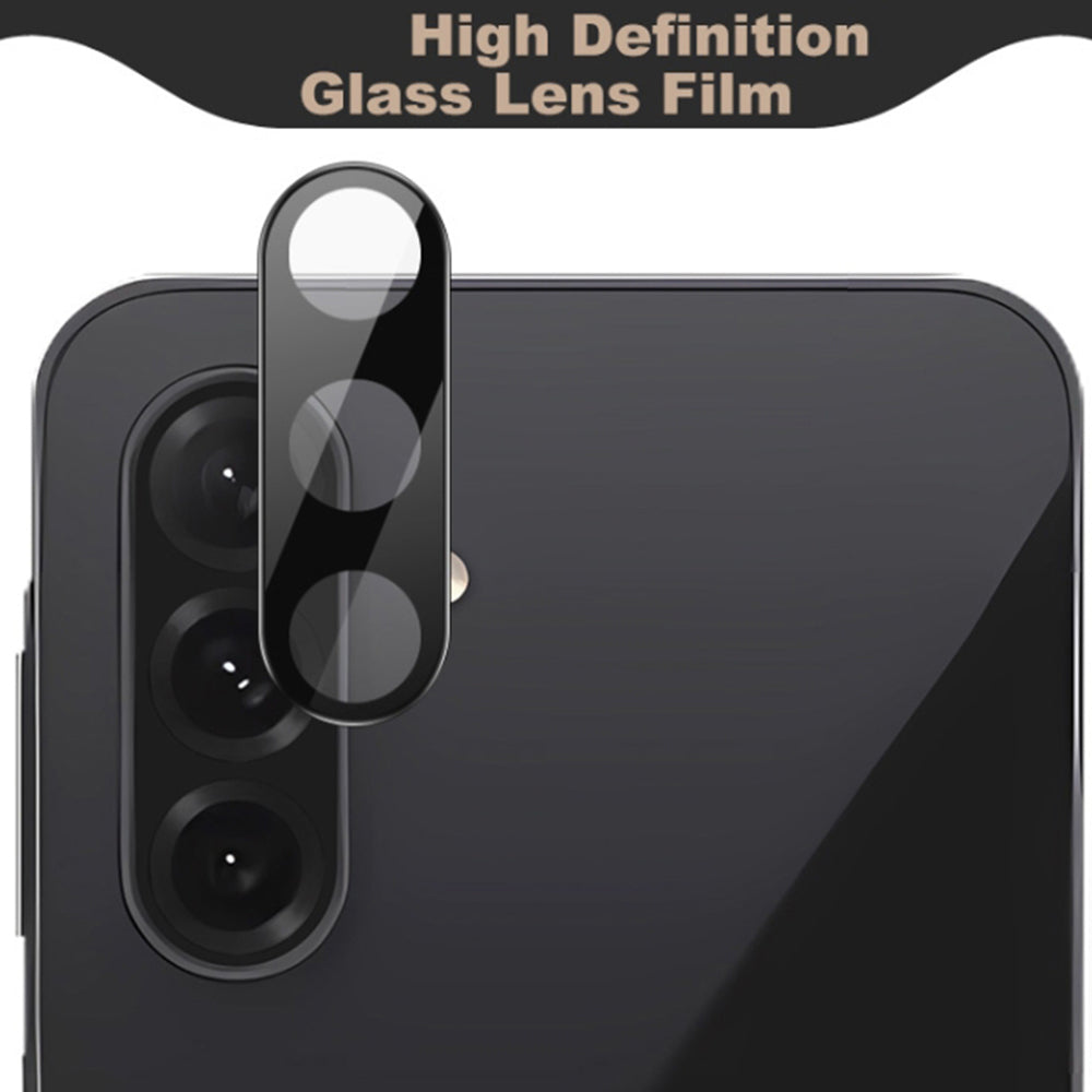 Защитно фолио за задна камера Techsuit за Samsung Galaxy A37 5G, закалено стъкло, черно