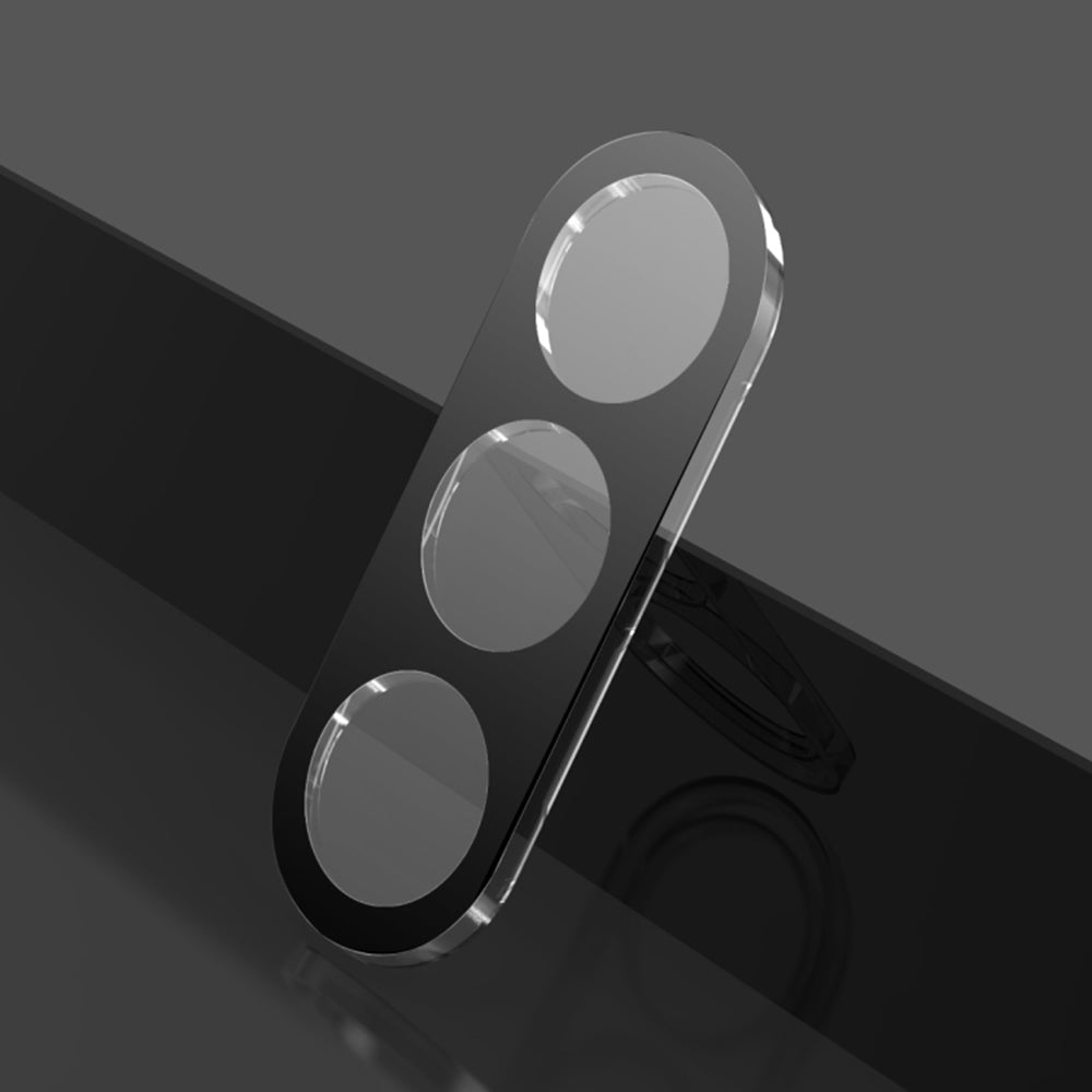 Techsuit Rear Camera Protective Film for Samsung Galaxy A55 5G A556, Tempered Glass, Black
