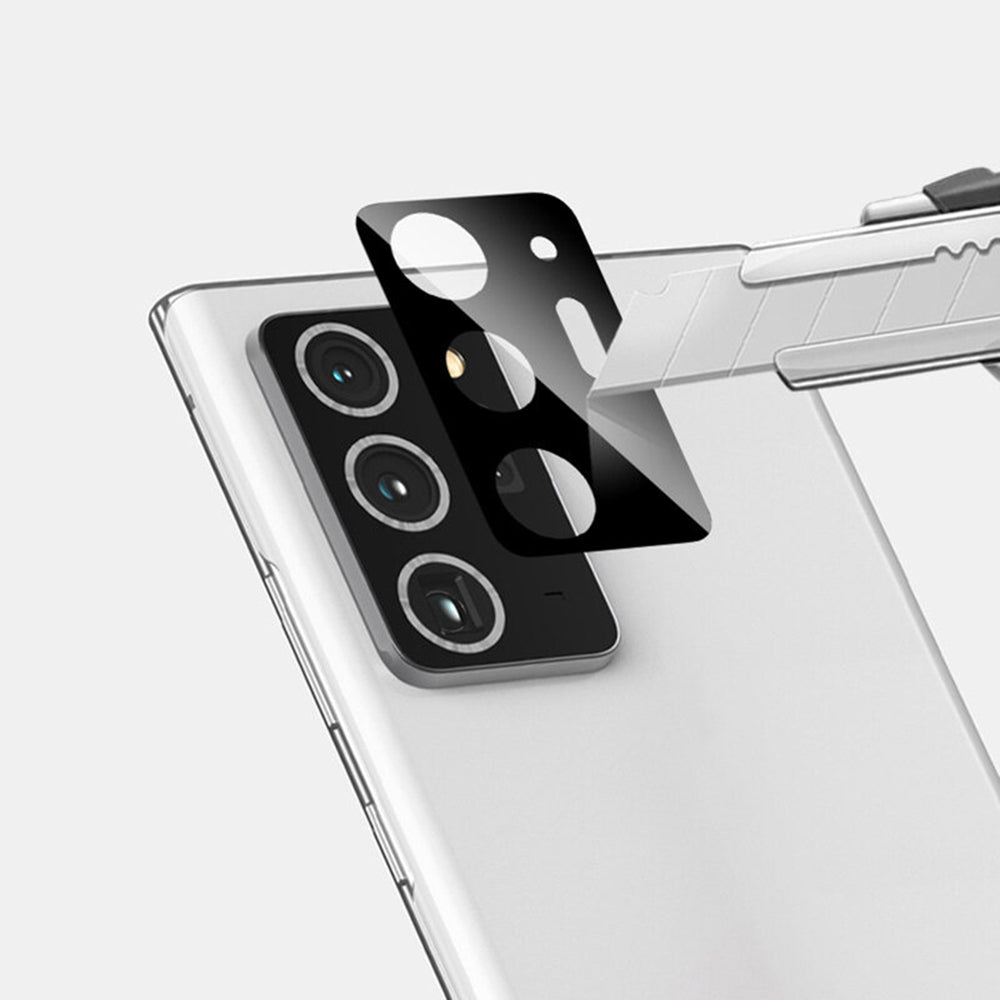 Протектор за задна камера Techsuit за Samsung Galaxy Note 20 Ultra 5G N986 / Note 20 Ultra N985, закалено стъкло, черен