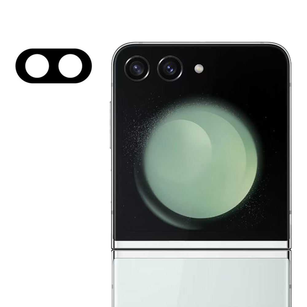 Протектор за задна камера Techsuit за Samsung Galaxy Z Flip6 F741, закалено стъкло, черен