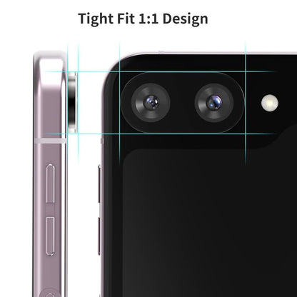 Протектор за задна камера Techsuit за Samsung Galaxy Z Flip6 F741, закалено стъкло, черен