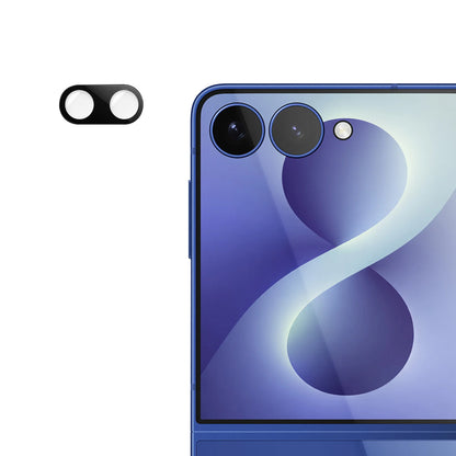Протектор за задна камера Techsuit за Samsung Galaxy Z Flip8 F776, закалено стъкло, черен