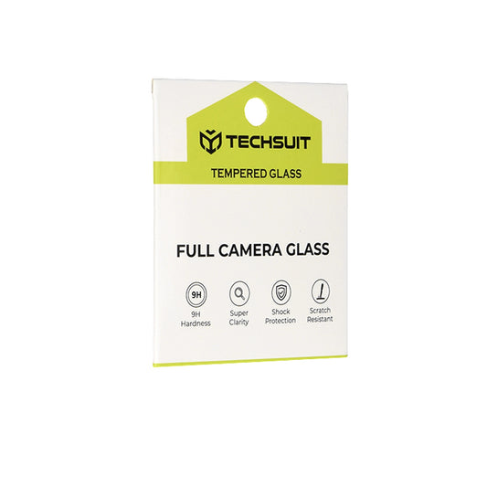 Techsuit Rear Camera Protective Film for Samsung Galaxy Z Fold8 F971, Tempered Glass, Black