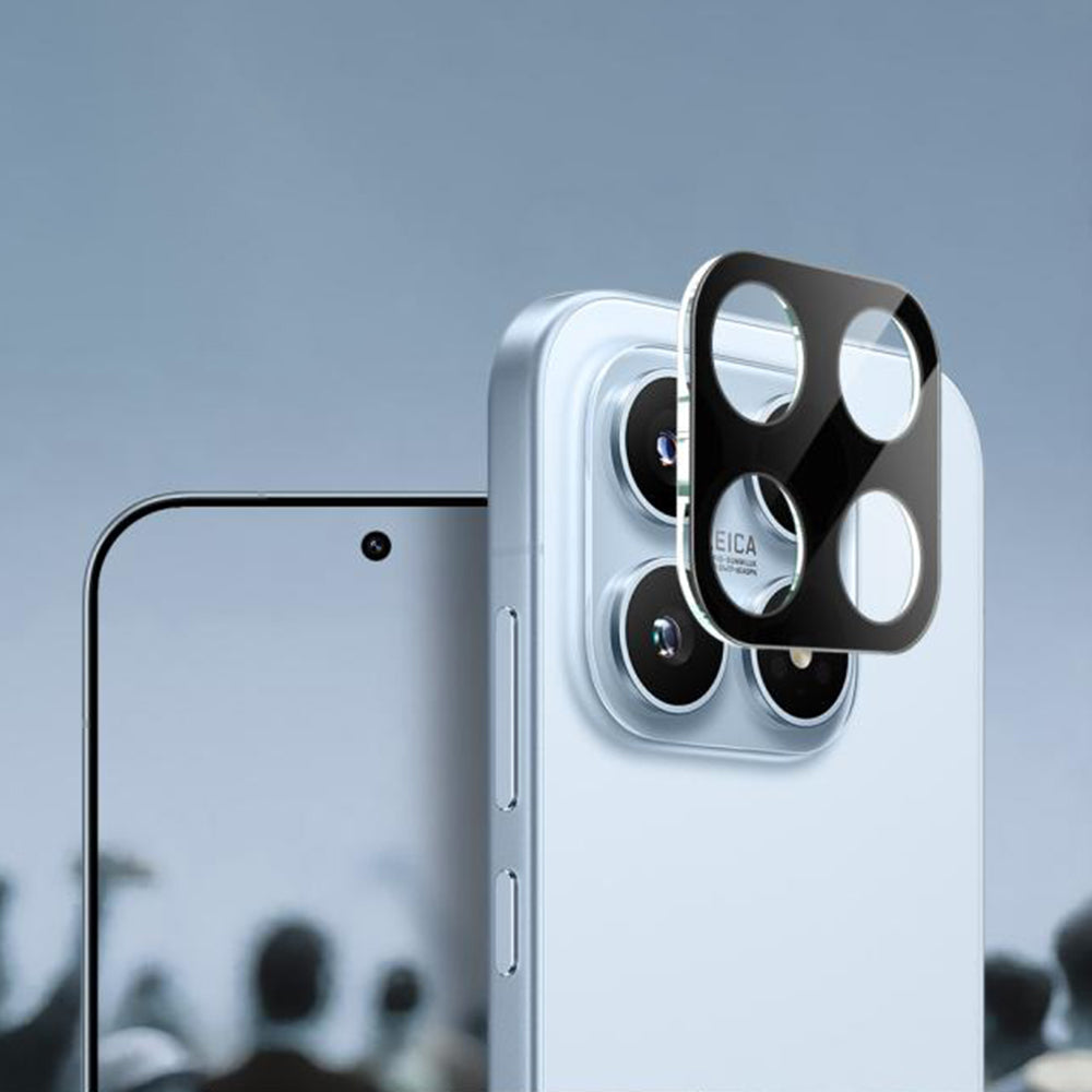 Фолио за защита на задната камера Techsuit за Xiaomi 17, закалено стъкло, черно