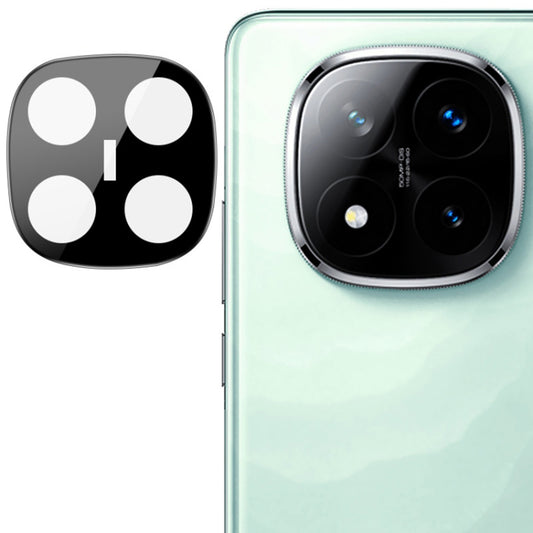 Защитно фолио за задна камера Techsuit за Xiaomi Redmi Note 14 Pro+ 5G, закалено стъкло, черно