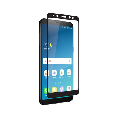 Zagg Glass Curve Screen Protector за Samsung Galaxy A8 A800, стъклен щит, пълно залепване, черен 200101437 