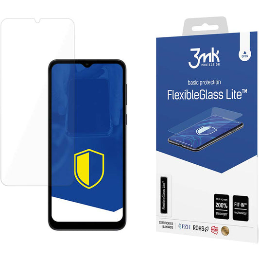 СКРИЙН ПРОТЕКТОР 3MK FlexibleGlass Lite за Motorola Moto E13, гъвкаво стъкло, пълно залепване 