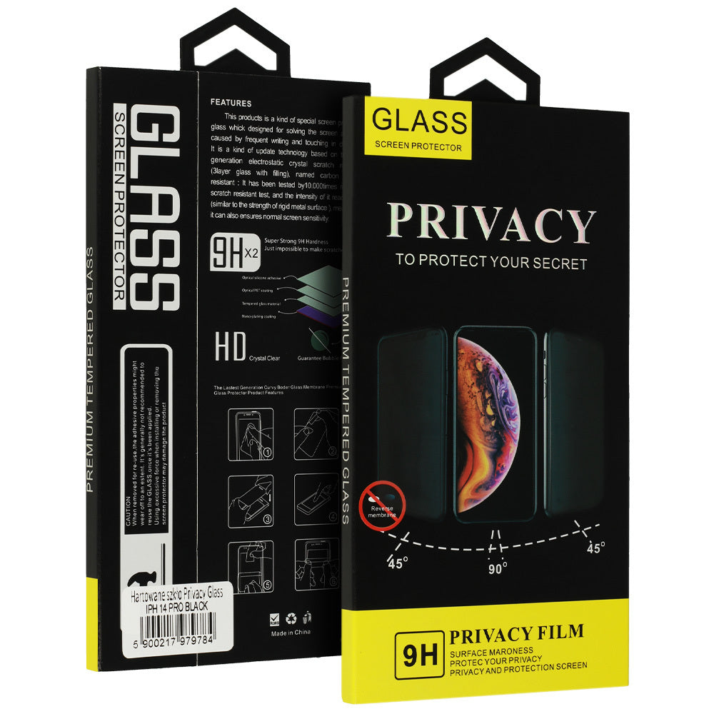 OEM Privacy Screen Protector за Samsung Galaxy S22 Ultra 5G S908, защитно стъкло, лепило за ръбове 