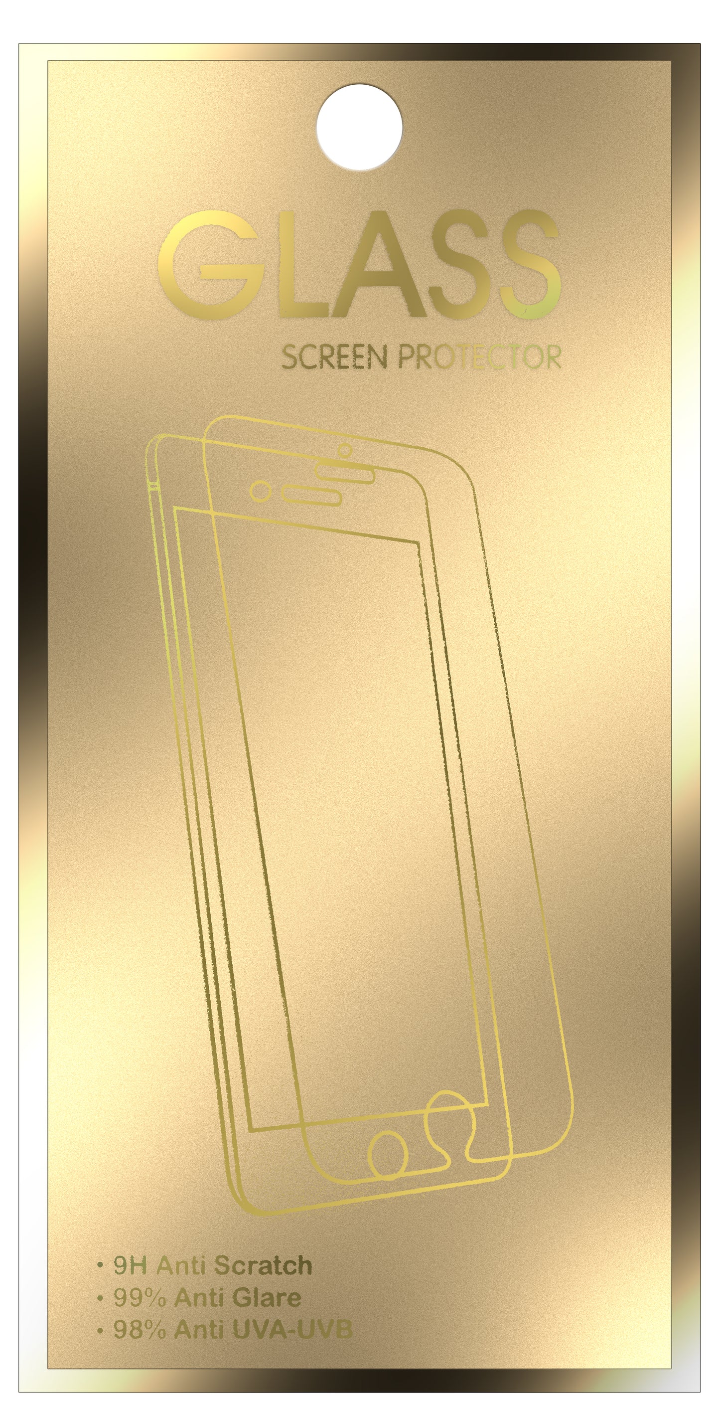 OEM протектор за екран Gold Edition за Samsung Galaxy J3 (2017) J330, със стъклена защита, пълно залепване 