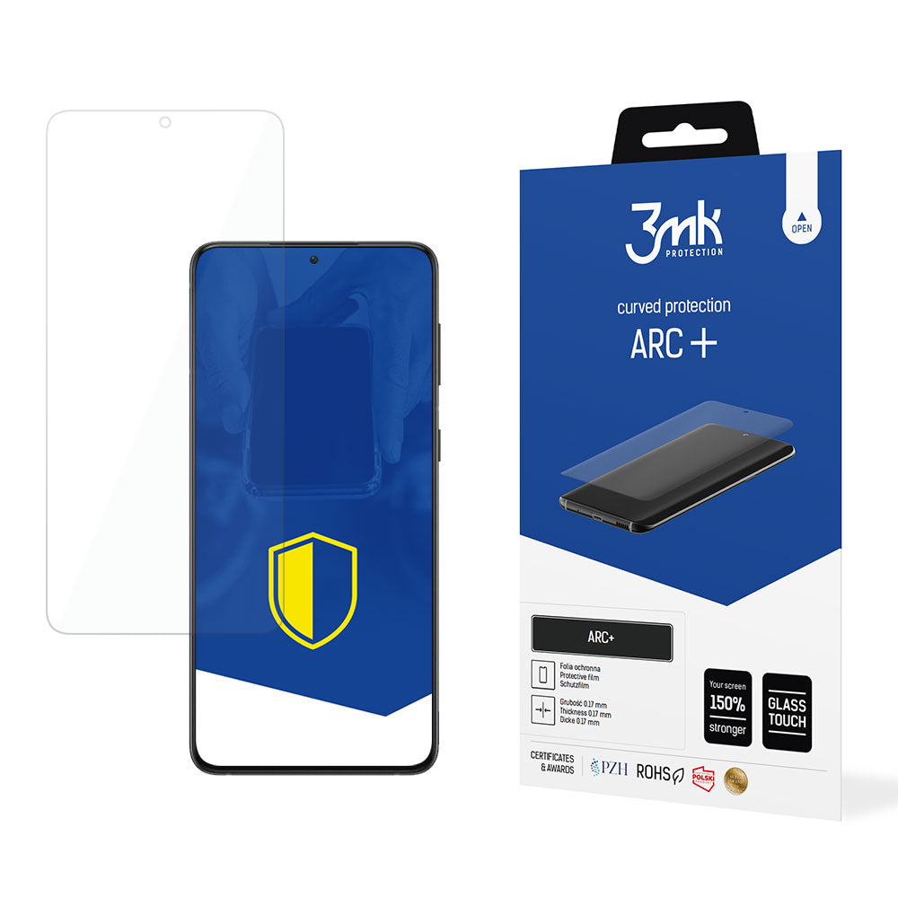 Защитен екран 3MK ARC+ за Samsung Galaxy S21 Ultra 5G G998, пластмасов 