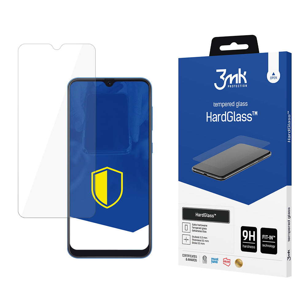 3MK HardGlass Screen Protector за Samsung Galaxy A50s A507 / A30s A307 / A50 A505 / A30 A305, твърдо стъкло, пълно залепване