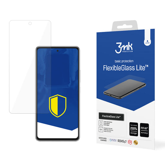 3MK Screen Protector за Samsung Galaxy A53 5G A536, гъвкаво стъкло, пълно залепване