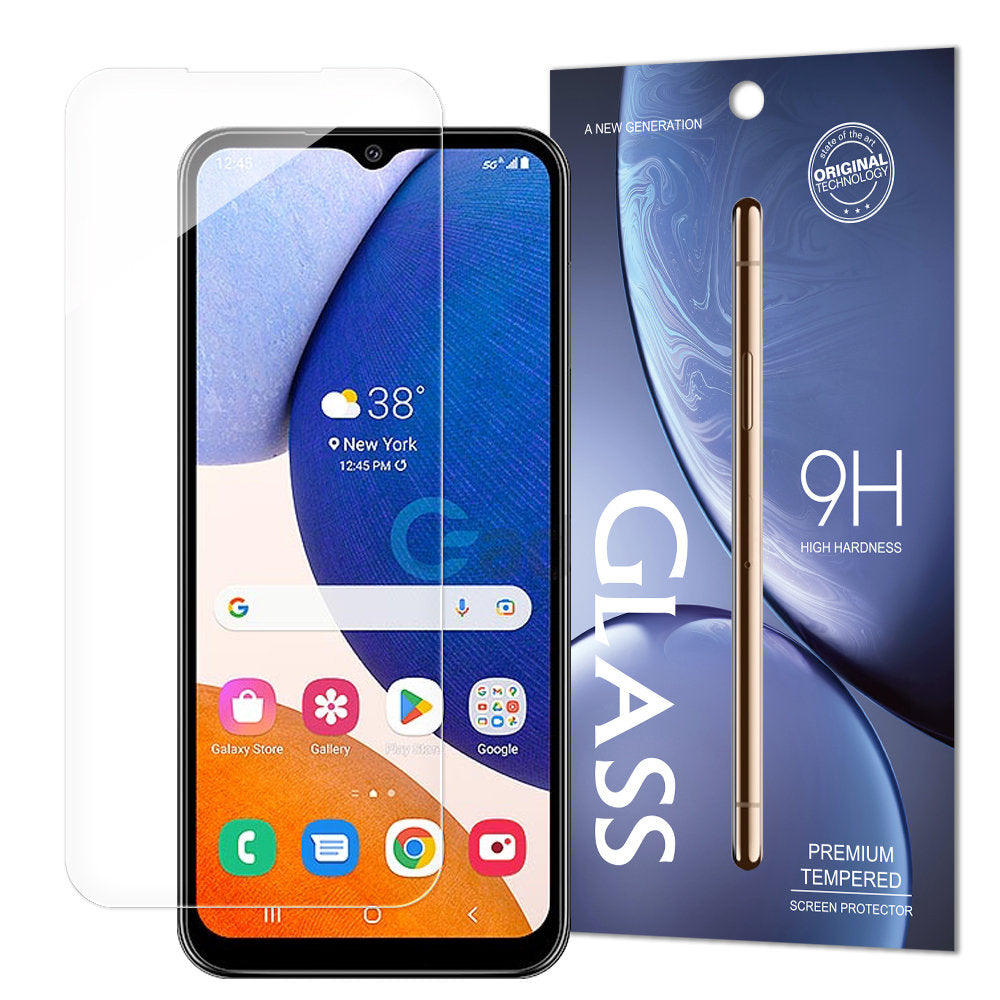 OEM Screen Protector за Samsung Galaxy A14 A145 / A14 5G A146, със стъклена защита, пълно лепило 