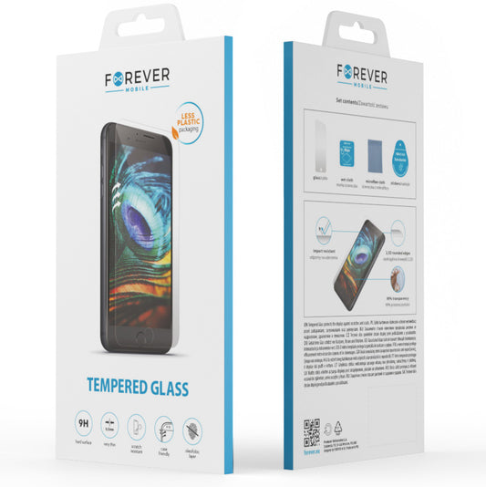 Forever Screen Protector за Honor X7a, Full Glue, 2.5D, 2.5D 