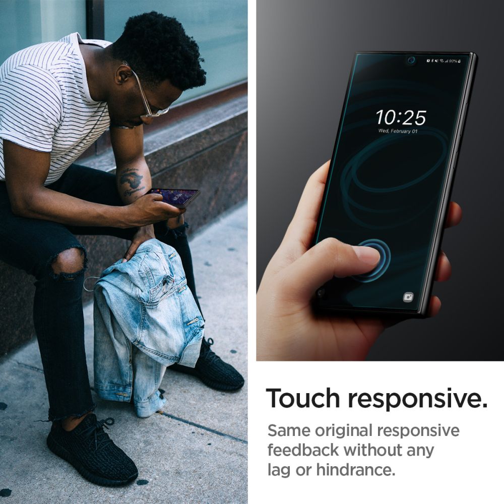 Защитно фолио Spigen Neo Flex за екран на Samsung Galaxy S24 Ultra S928, Пластмаса, Комплект 2 броя