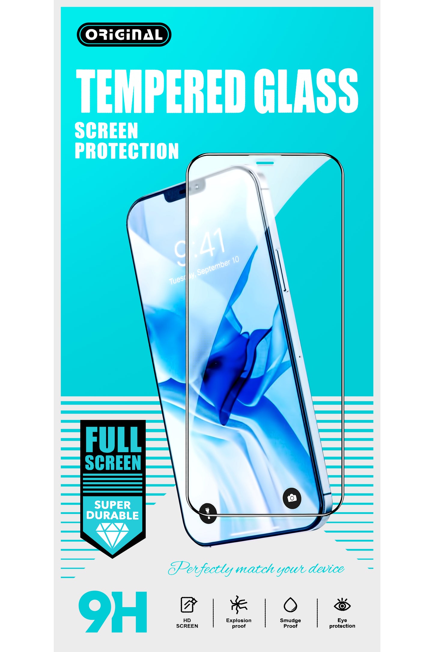 OEM Screen Protector Film за Samsung Galaxy A32 5G A326, екранирано стъкло, пълно залепване, 21D, черен 