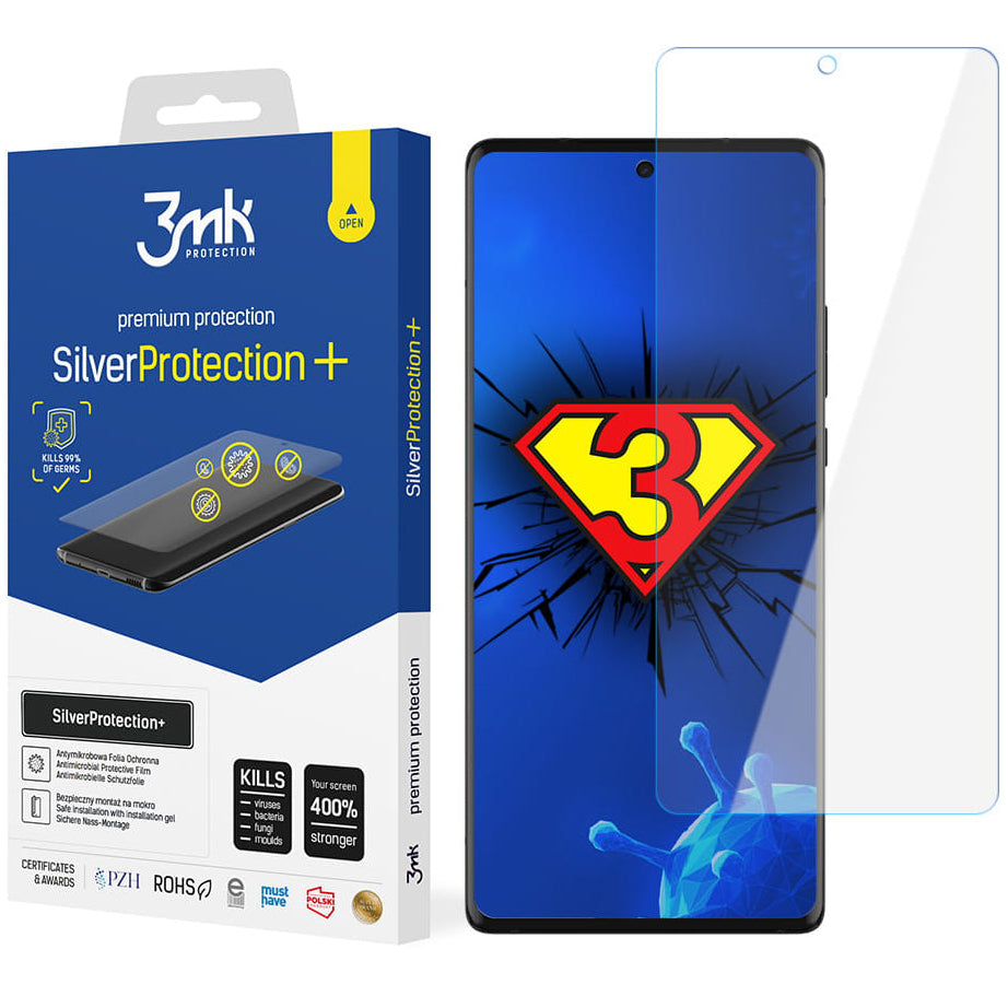 Защитно фолио за екран 3MK Silver Protect+ за Motorola Edge 30 Ultra, Пластмаса