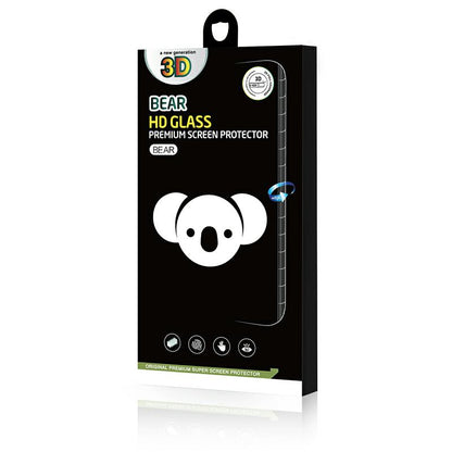 Протектор за екран Bear HD за Apple iPhone 16 Pro Max, закалено стъкло, пълно залепване, черен