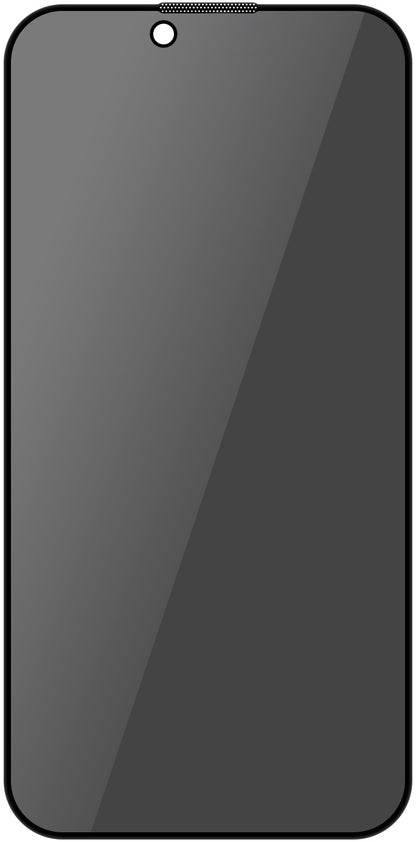 Privacy Bear Screen Protector for Apple iPhone 17e / 16e / 14 / 13 Pro, Tempered Glass, Full Glue