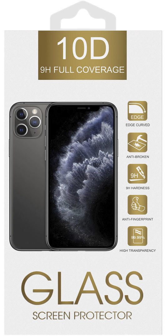 OEM протектор за екран за Samsung Galaxy A56 A566, закалено стъкло, пълно залепване, 6D, черен