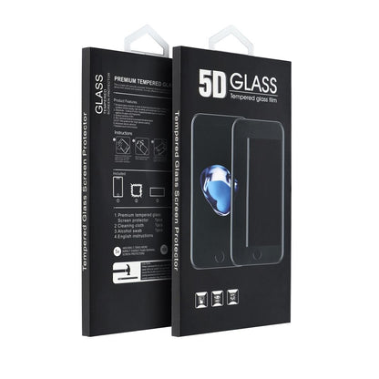 Защитно фолио OEM за екран на Apple iPhone 17 Air, закалено стъкло, пълно лепило, 5D, черно